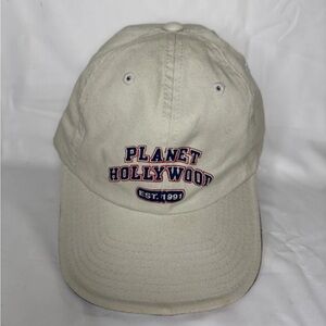 Vintage Planet Hollywood Dallas Cream Baseball Cap